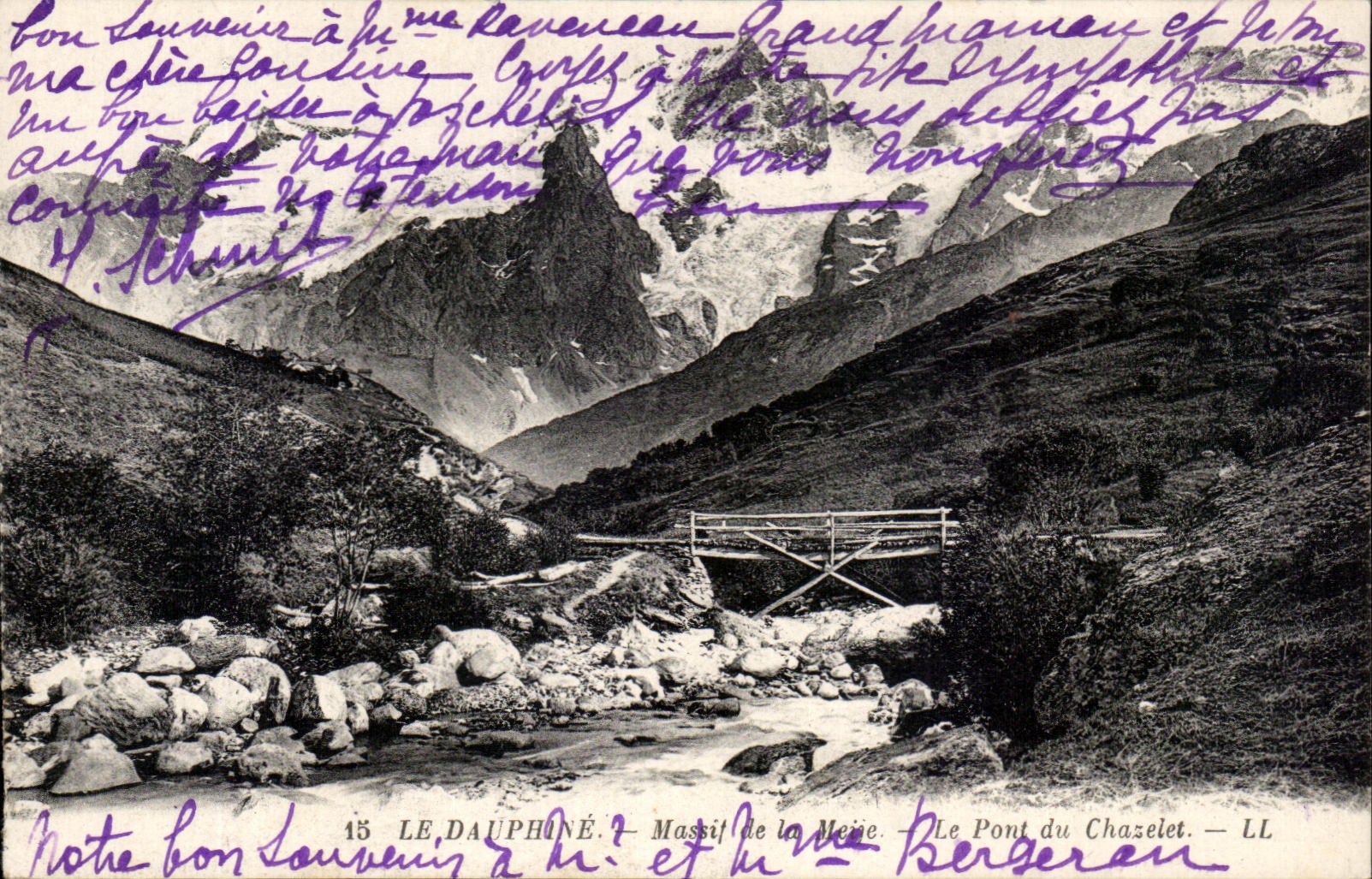 CPA Le Dauphine Massif de la Meije Le Pont du Chazelet
