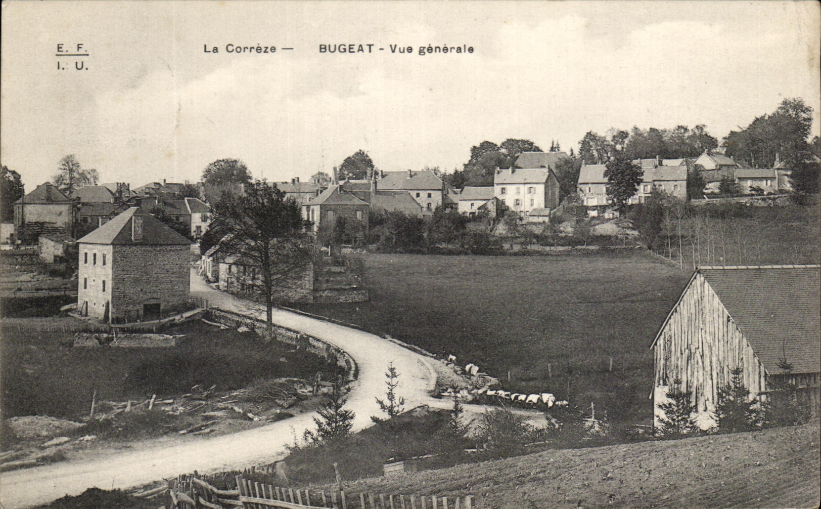 CPA Correze Bugeat View