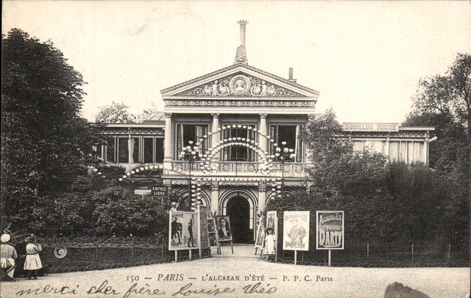 CPA Paris Alcazar D' Ete Spectacles