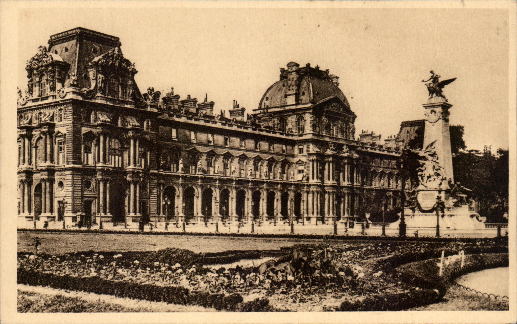 CPA Paris mientras que da un paseo el jardin de la casa de Tileries de la lumbrera de Rohan