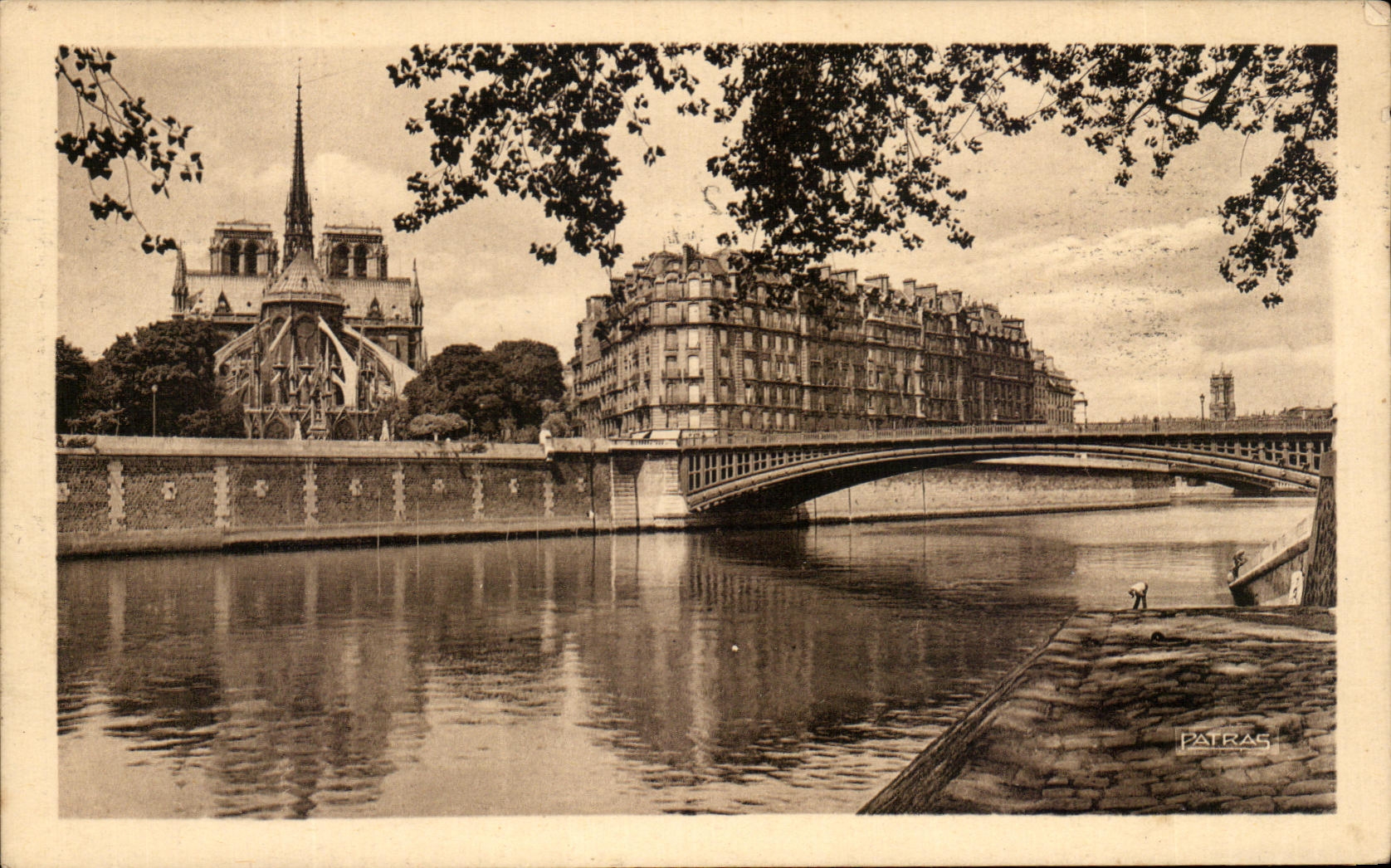 CPA the Pretty corners of Paris Iles of quotes seen island Saint Louis