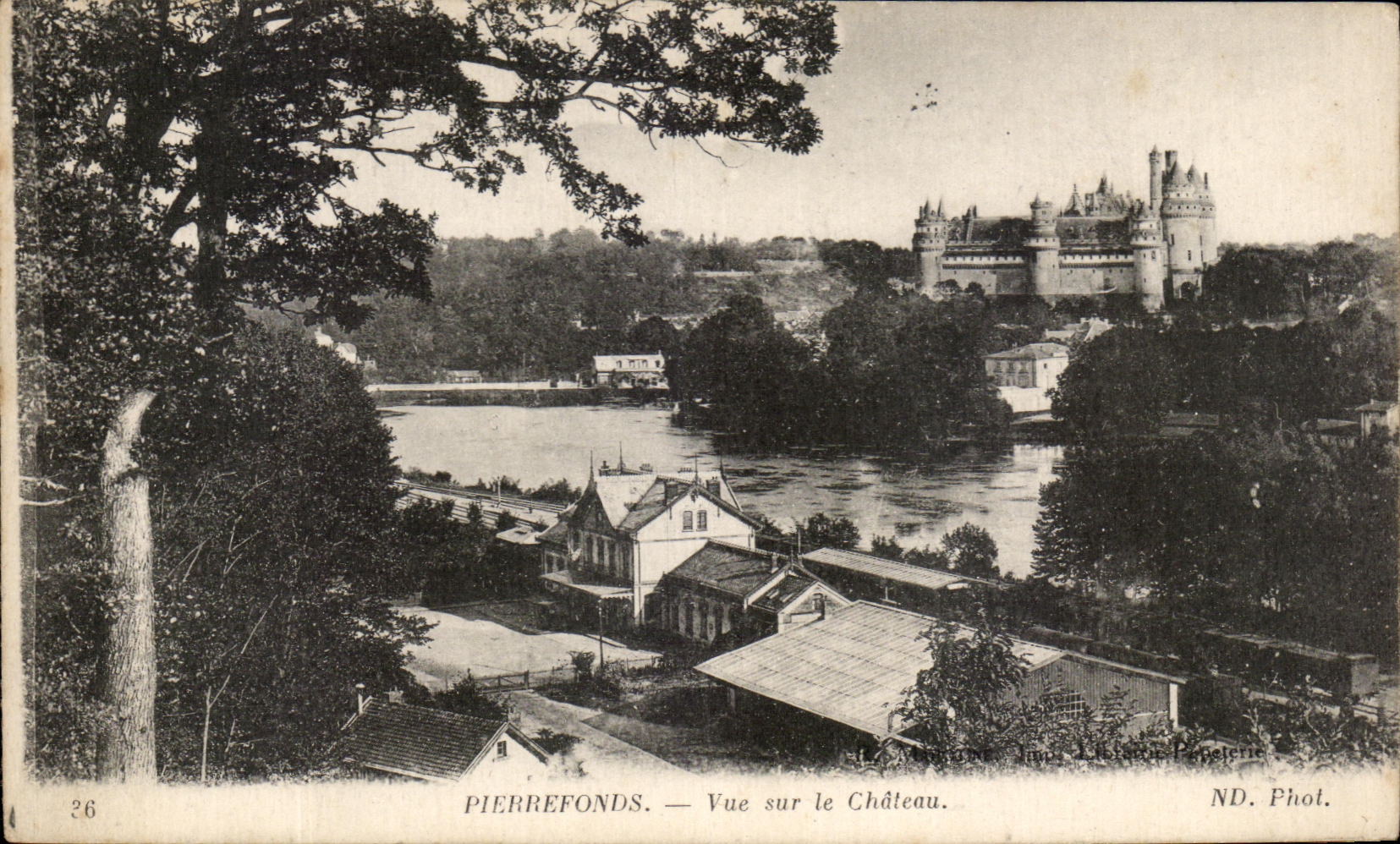 CPA Pieffefonds Vue Sur le Chateau
