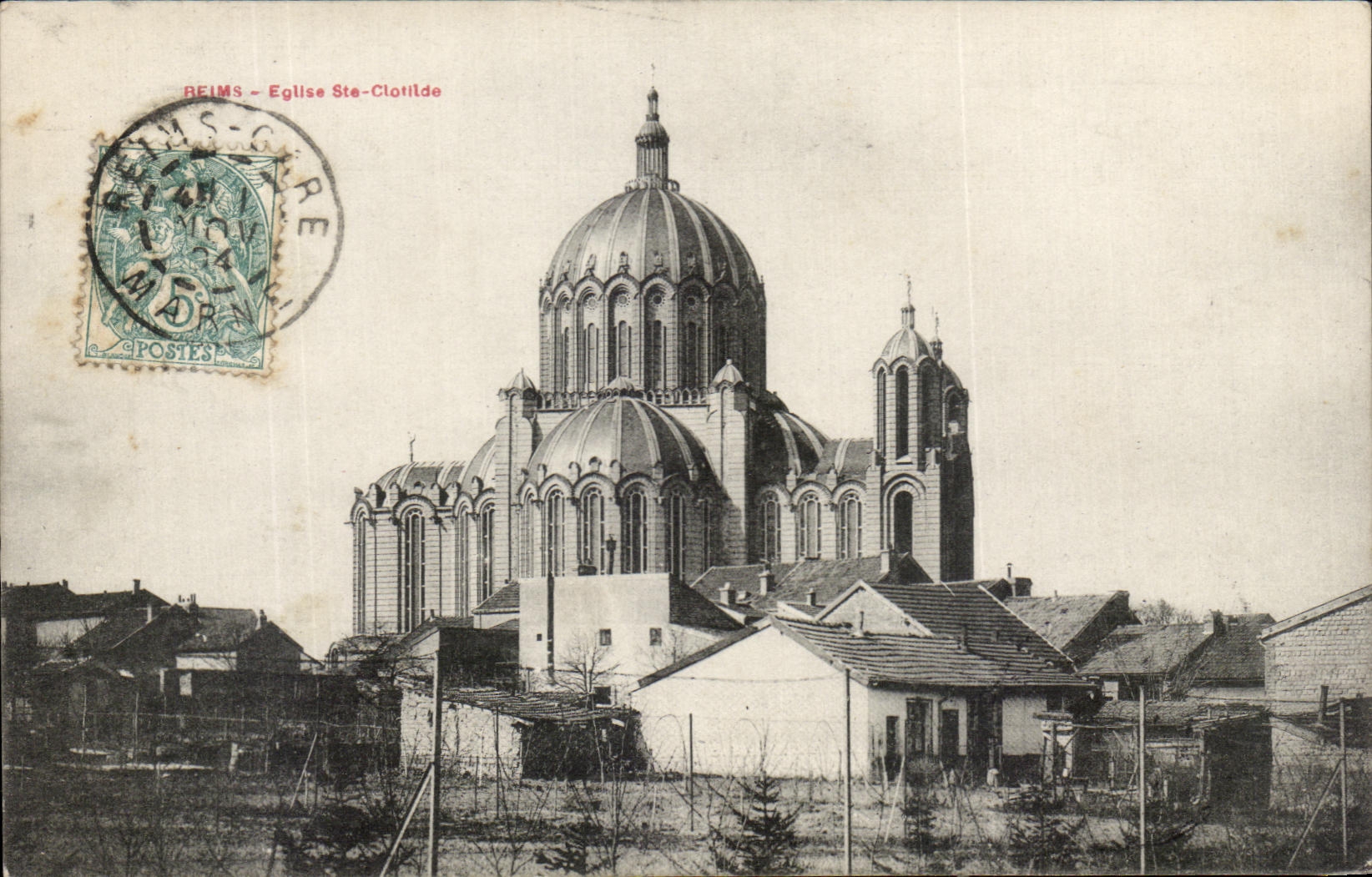 CPA Rheims Church co Cloitilde