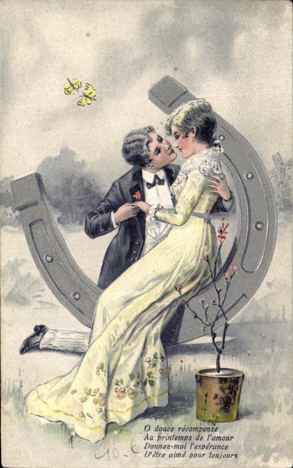 CPA Douce rewards In Spring Fantasy Woman Horseshoe