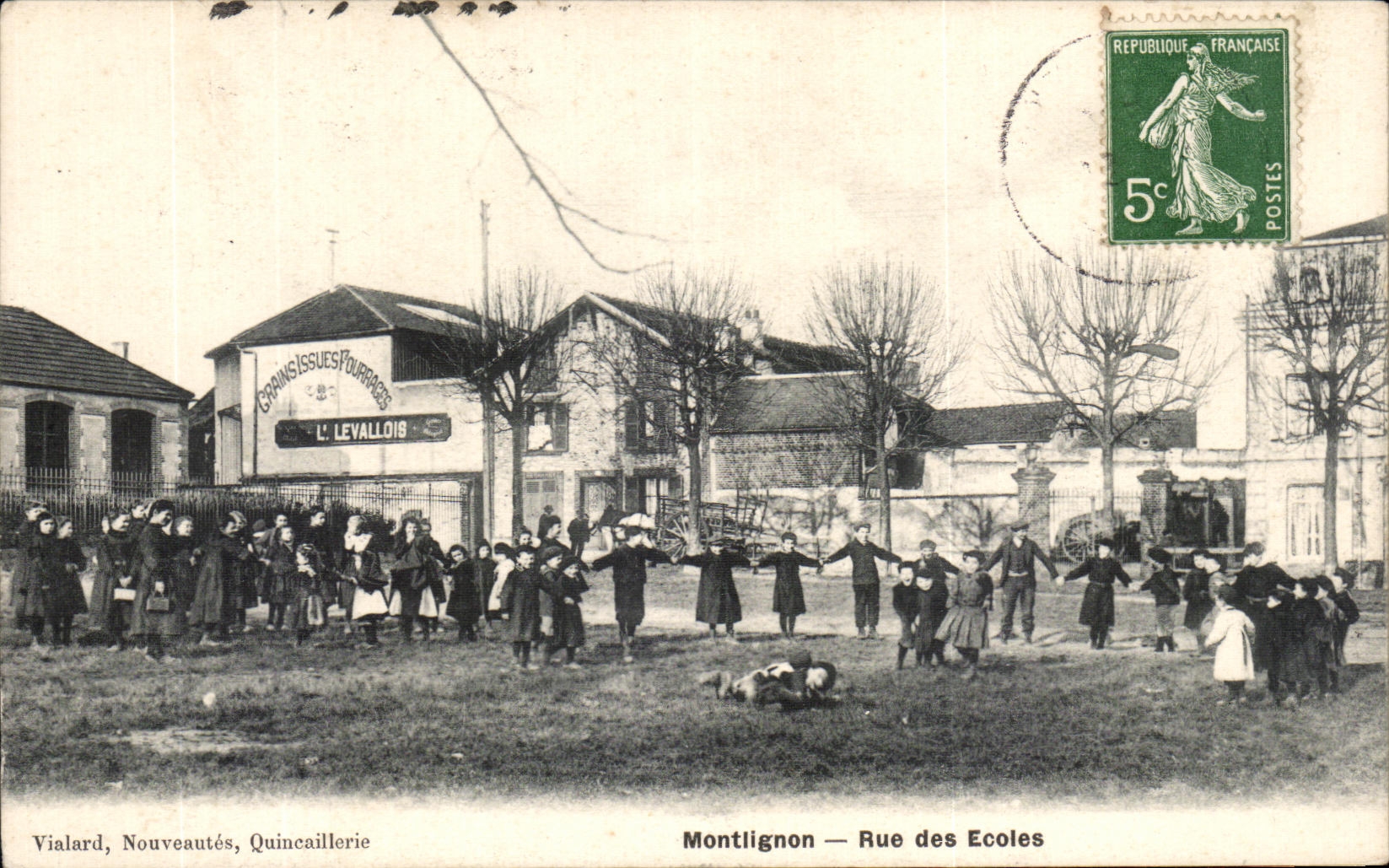 CPA Montlignon Street Of the Schools Children