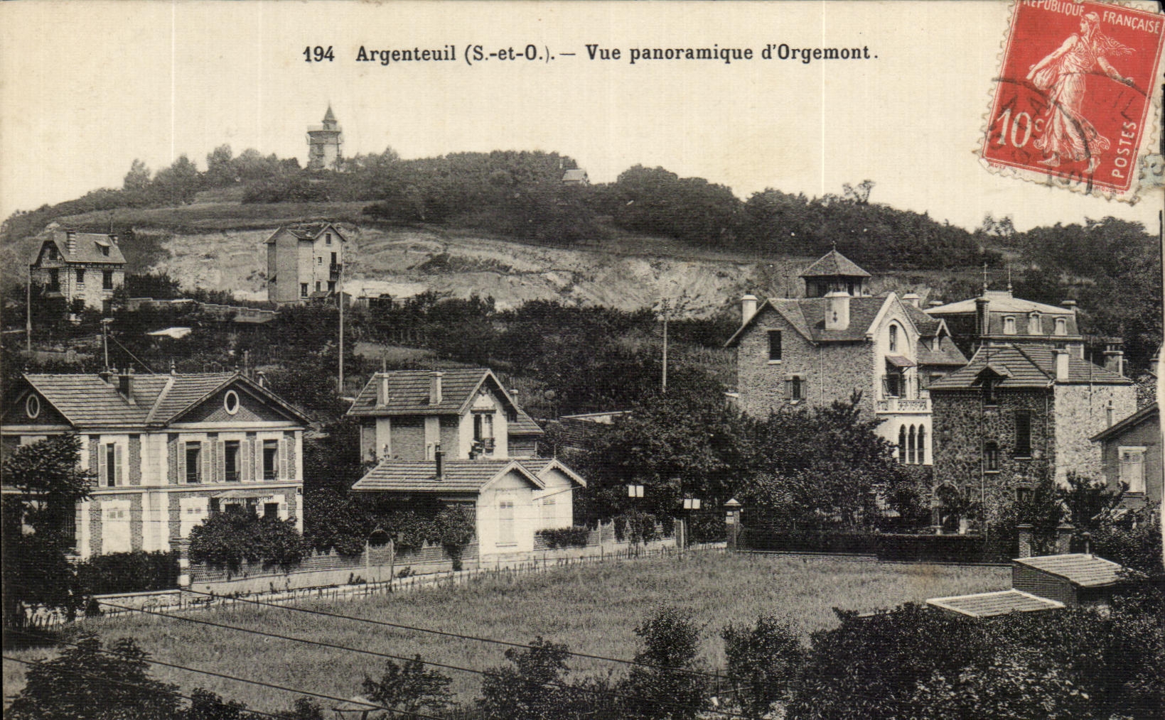 CPA Argenteuil Panoramic View of Orgemont