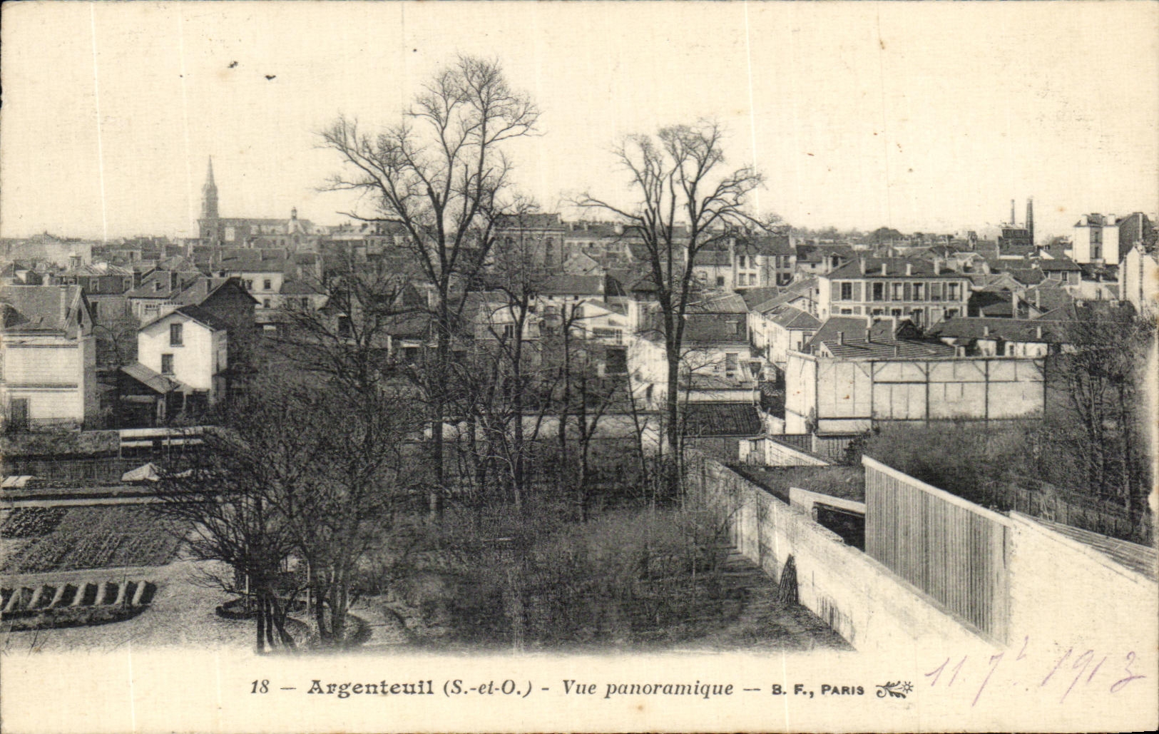 CPA Argenteuil Panoramic View