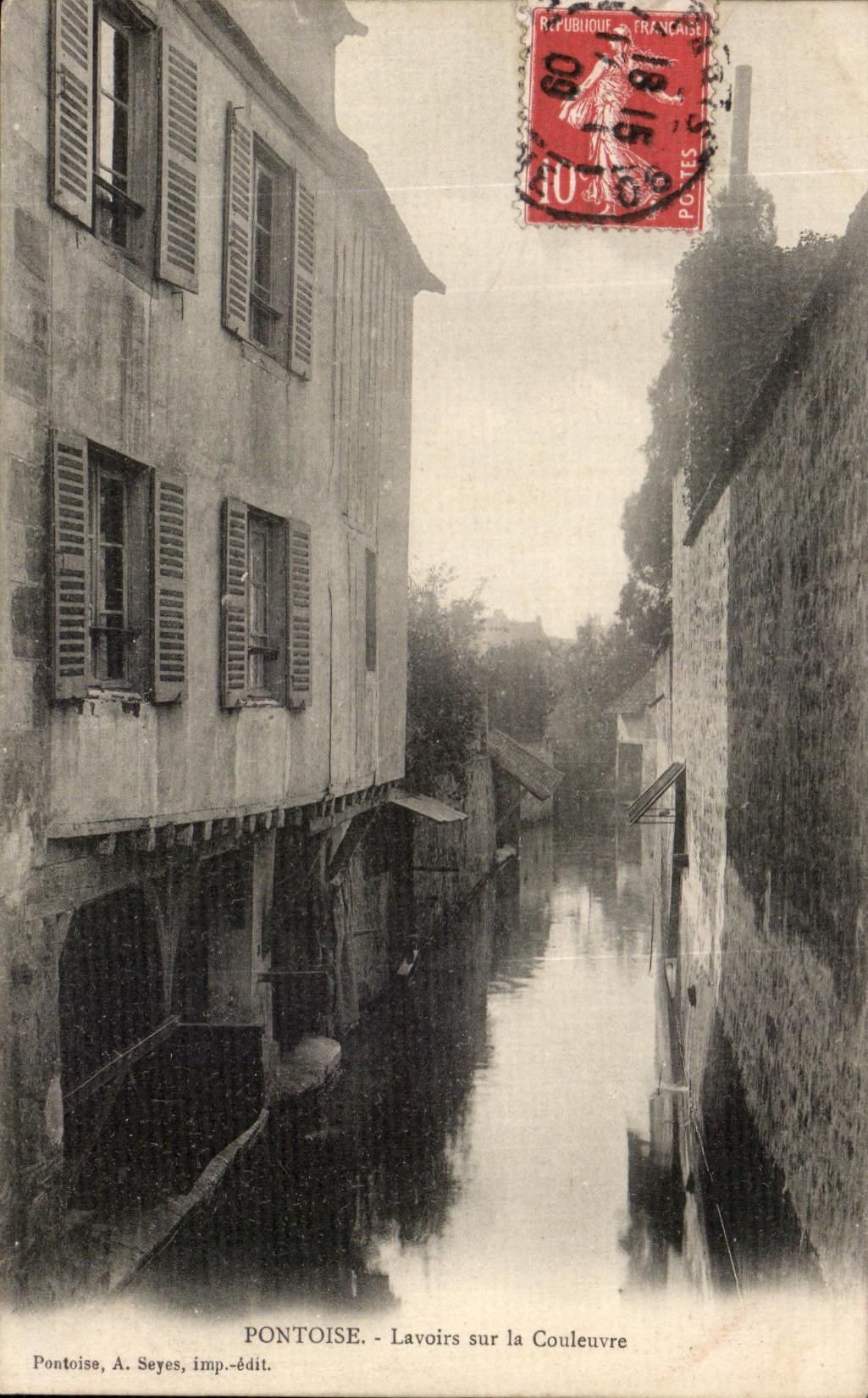 Serpiente de hierba del La de Sur de las lavanderias automaticas de CPA Pontoise