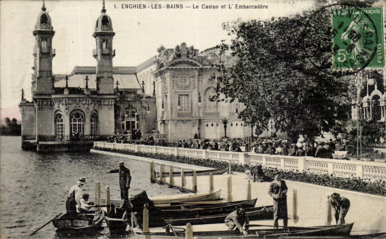 CPA Enghien Les Bains the Casino And the Landing stage