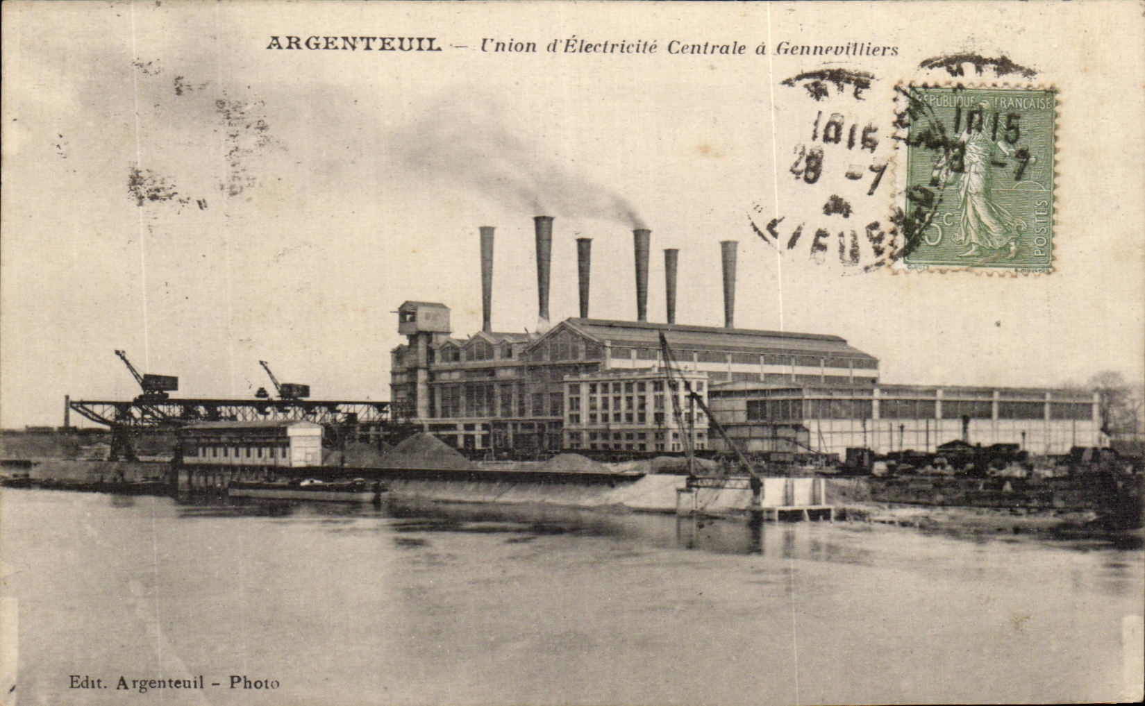 CPA Argenteuil Union of Central Electricity has Gennevilliers