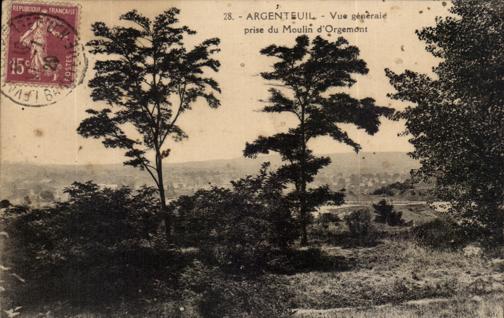 CPA Argenteuil View Taken Of the Mill of Orgemont