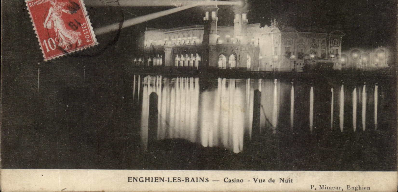 CPA Enghien Les Bains the Casino Seen of Night