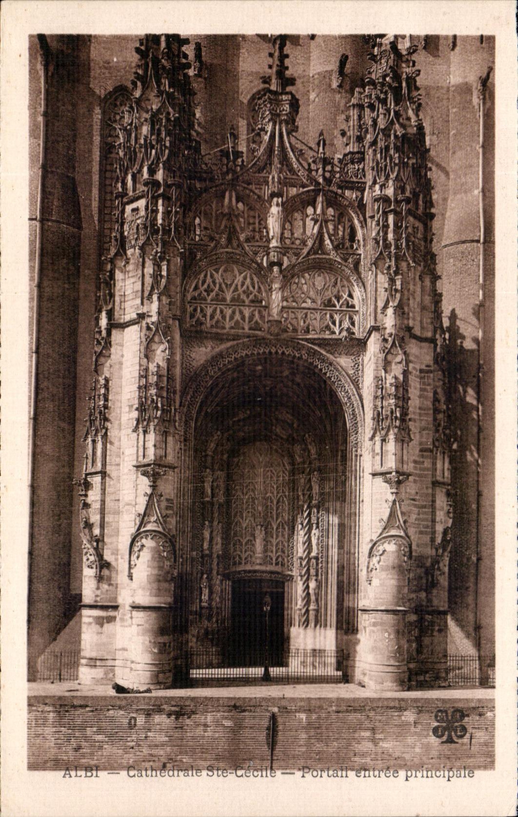 Catedral co de CPA Albi Entrada principal de Cecile Portail