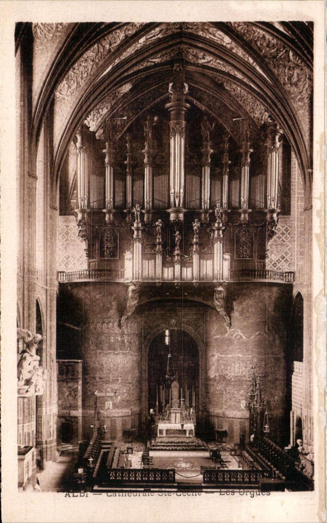 Catedral co de CPA Albi organo de Cecile