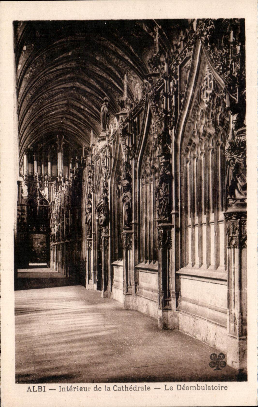 CPA Albi interior de la catedral Deambulatoire