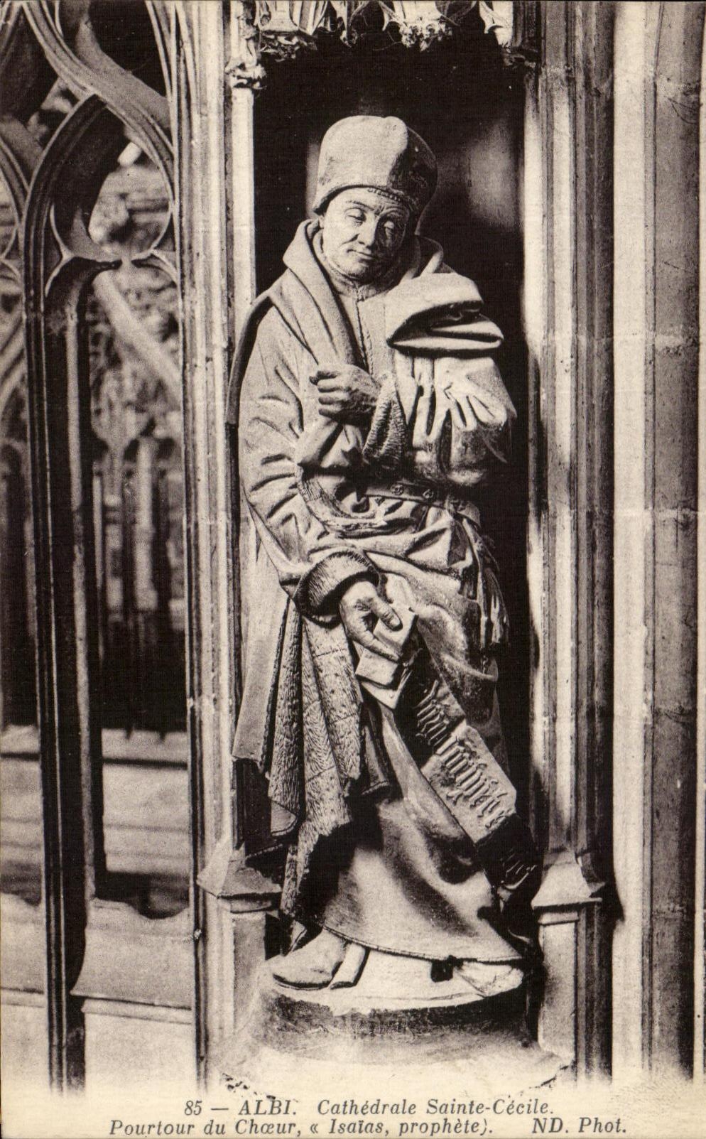 Catedral Sainte Cecile Pourtour de CPA Albi del estribillo de Isaias
