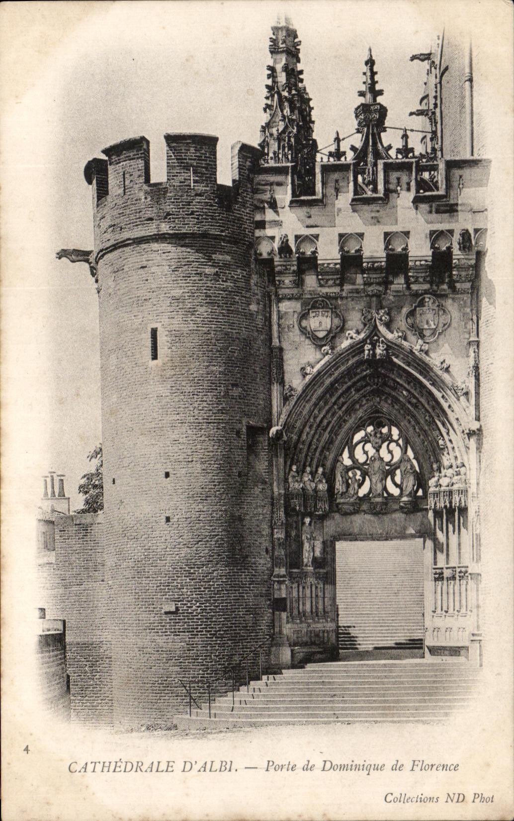 Catedral de CPA de la puerta de Albi de Dominique de Florencia