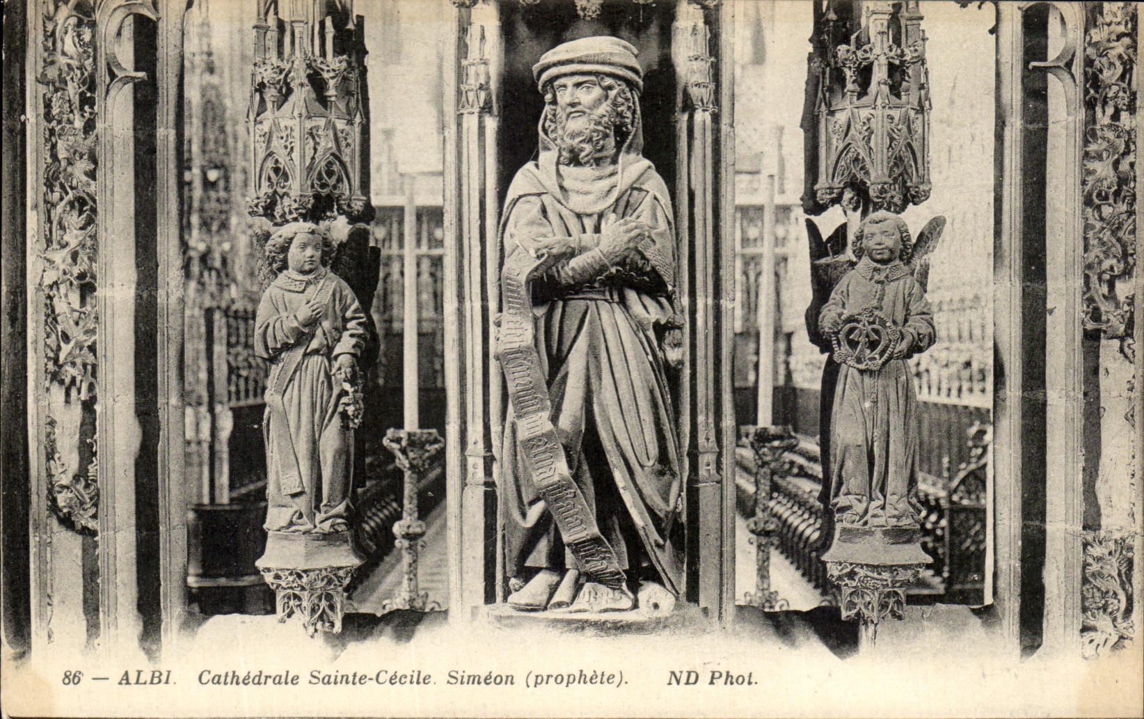 Profeta de Sainte Cecile Simeon de la catedral del La de CPA Albi