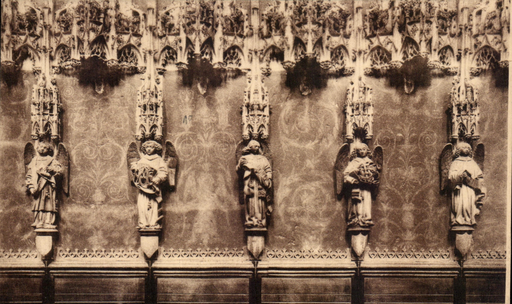 Catedral Sainte Cecile Stalles (detalle) del La de CPA Albi