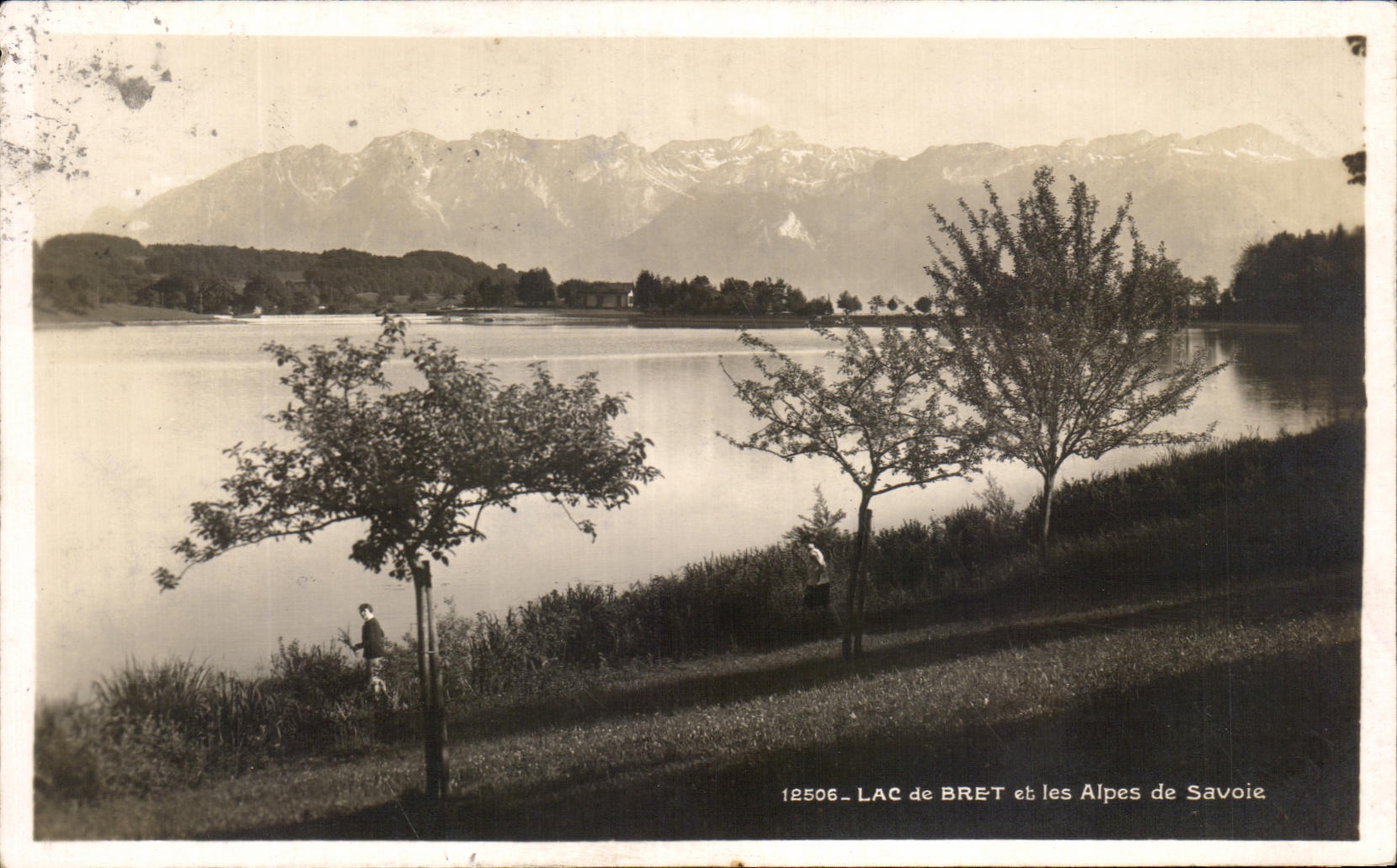 CPA Lake De Bret And the Alps Of Savoy