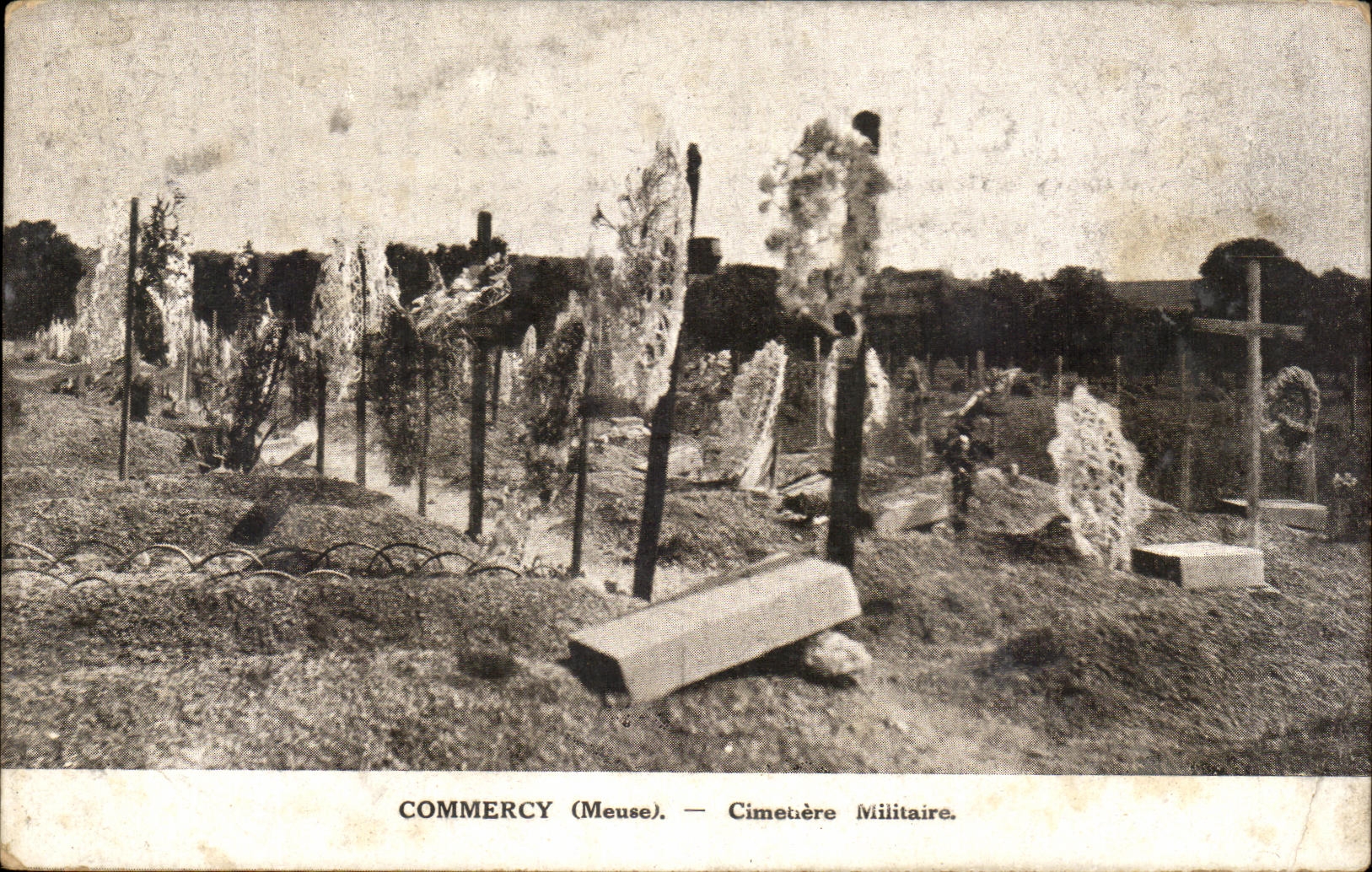 CPA Commercy Cimetiere Militaire Militaria 