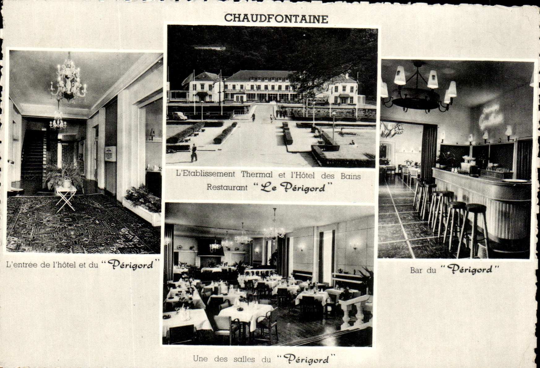 CPSM Chaudfontaine Une des Salles du Perigord