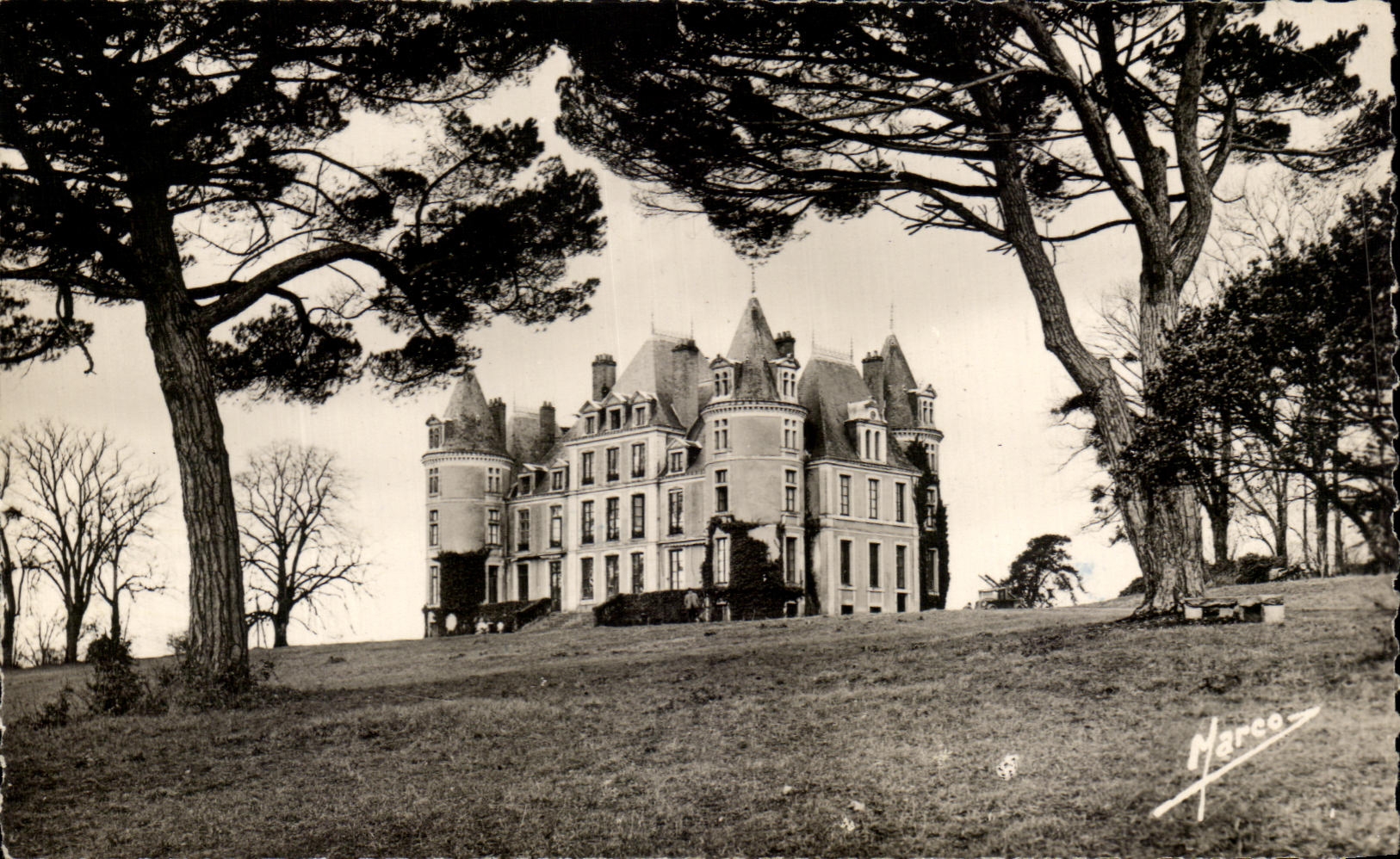 CPSM Suze Town of France the Castle of Houssaye