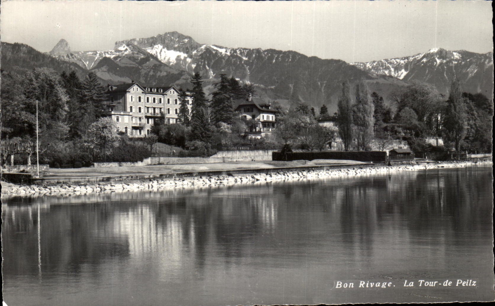 CPSM Bon Rivage la Tour de Peilz