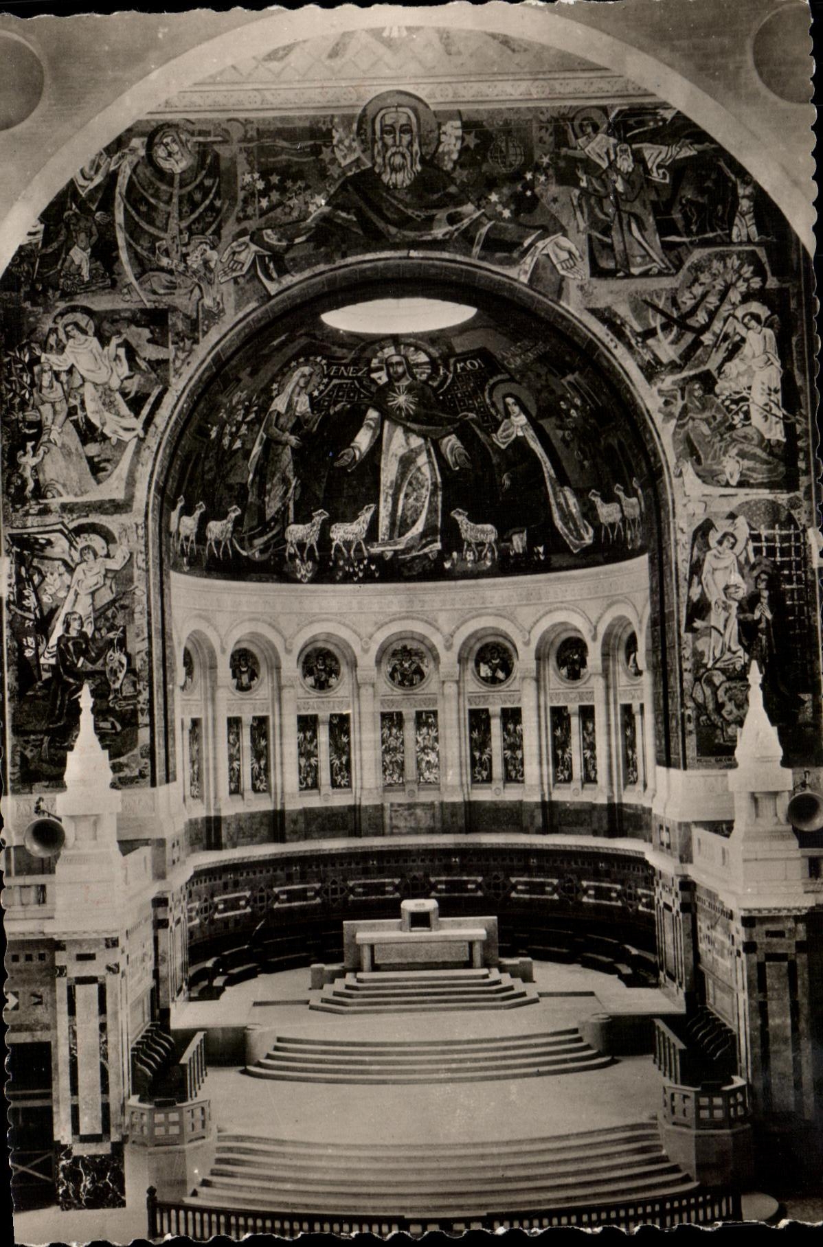 CPSM the Basilica De Lisieux Triumphal Are and Chorus