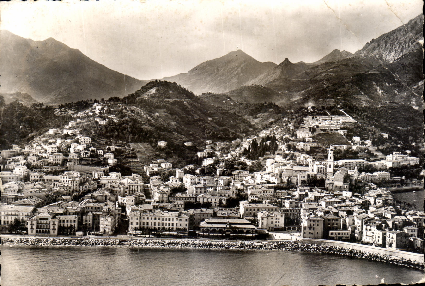 CPSM Menton La Old city