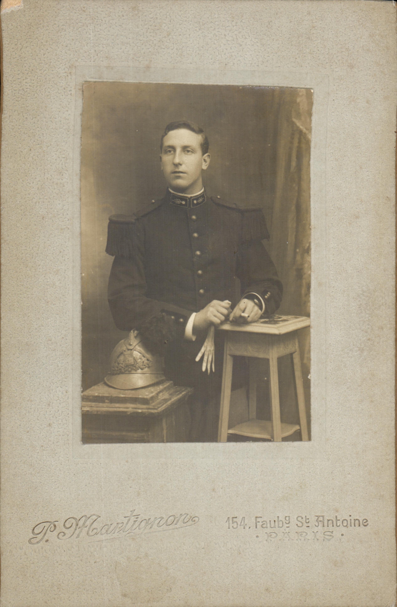 Photo Militarire Faubourg St Antoine Paris Sapeurs