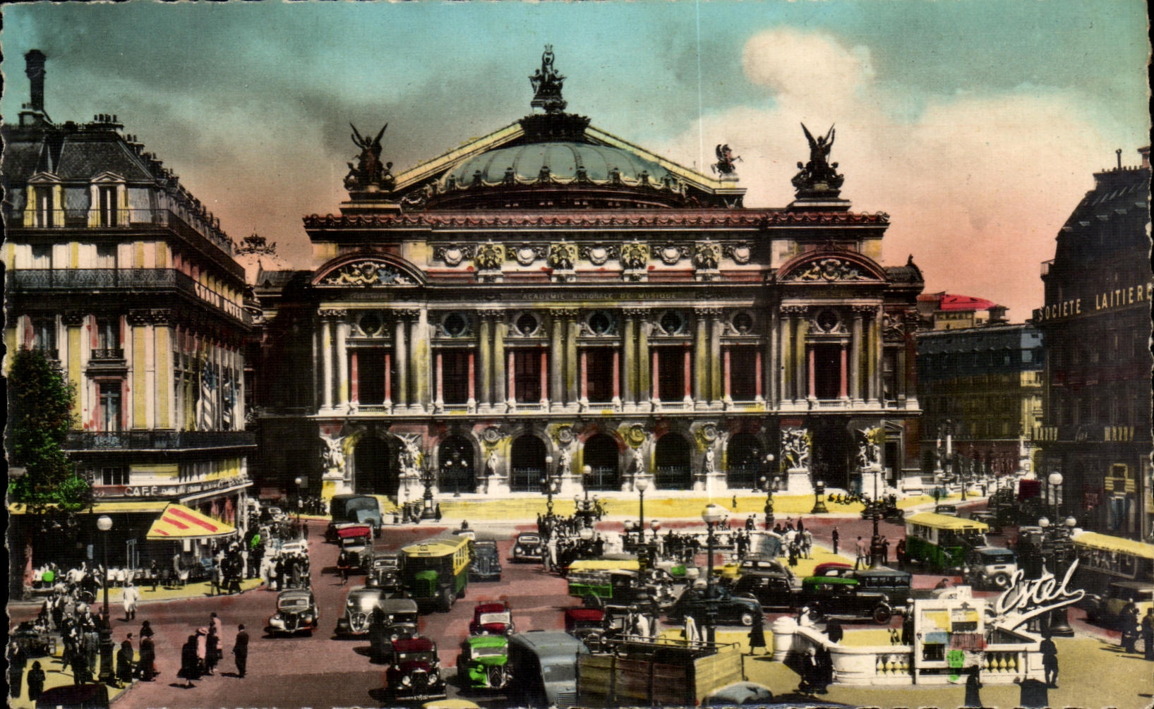 CPSM Paris La Places Opera