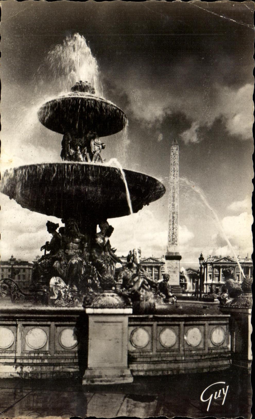 CPSM Paris And Its Wonders Place Harmony One of the fountains