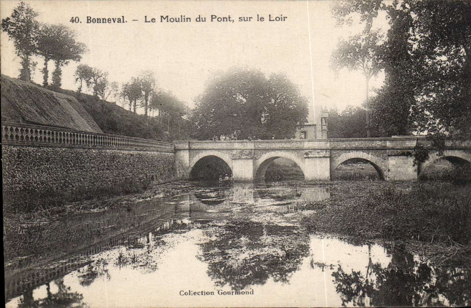 CPA Bonneval the Mill of the Bridge on the Dormouse