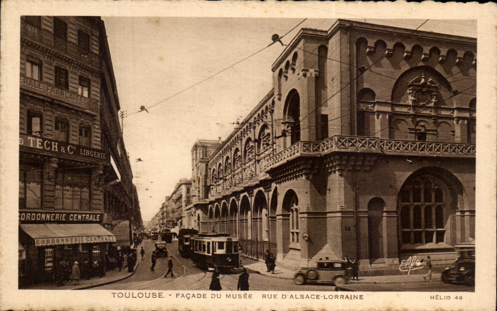 CPA Toulouse Facade Du Musee Rue d'Alsace Lorraine Coordonnerie