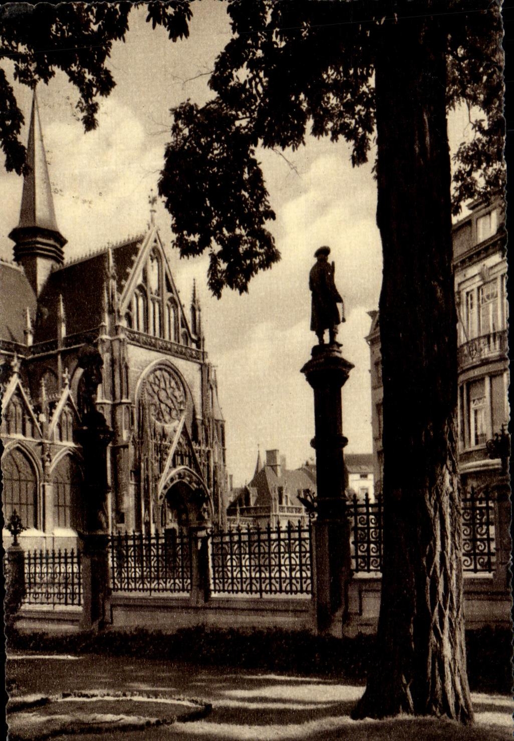 CPA Bruselas vista de la iglesia de la arena fina de Bruselas