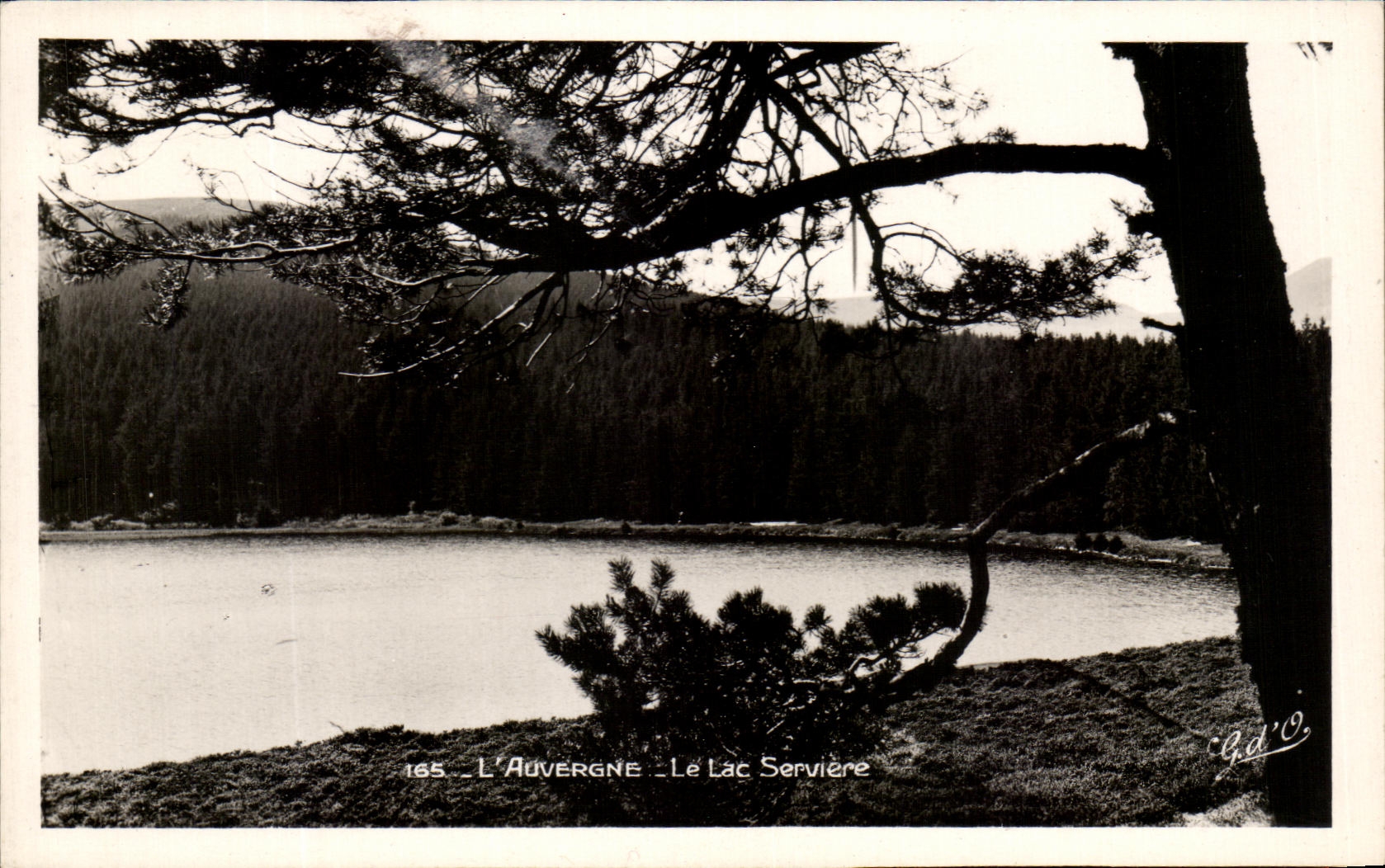 CPA Auvergne the Lake Serviere
