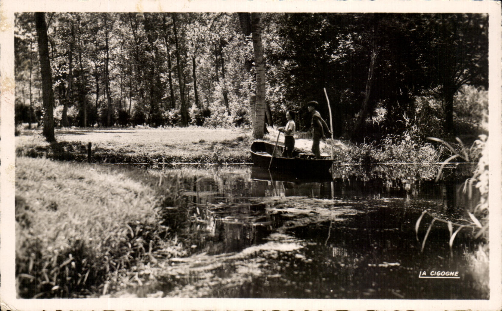 Dren grande del pantano del La de CPSM Poitevin