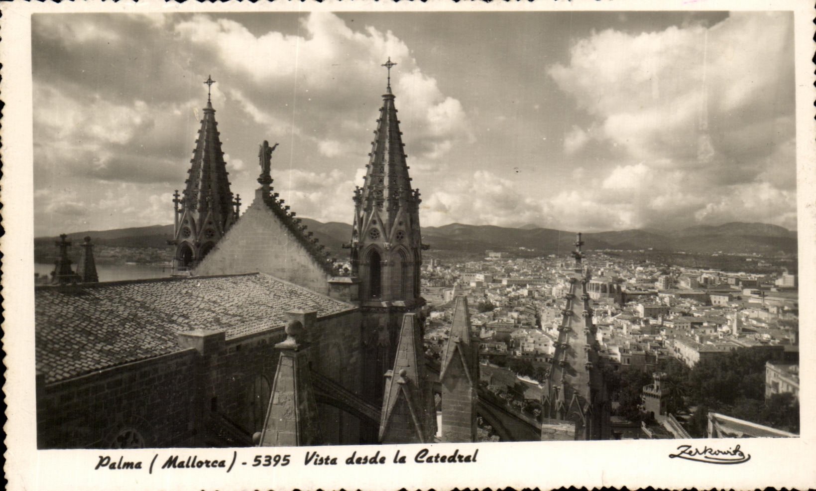 CPSM Palma Vistadesda Catedral Mallorca