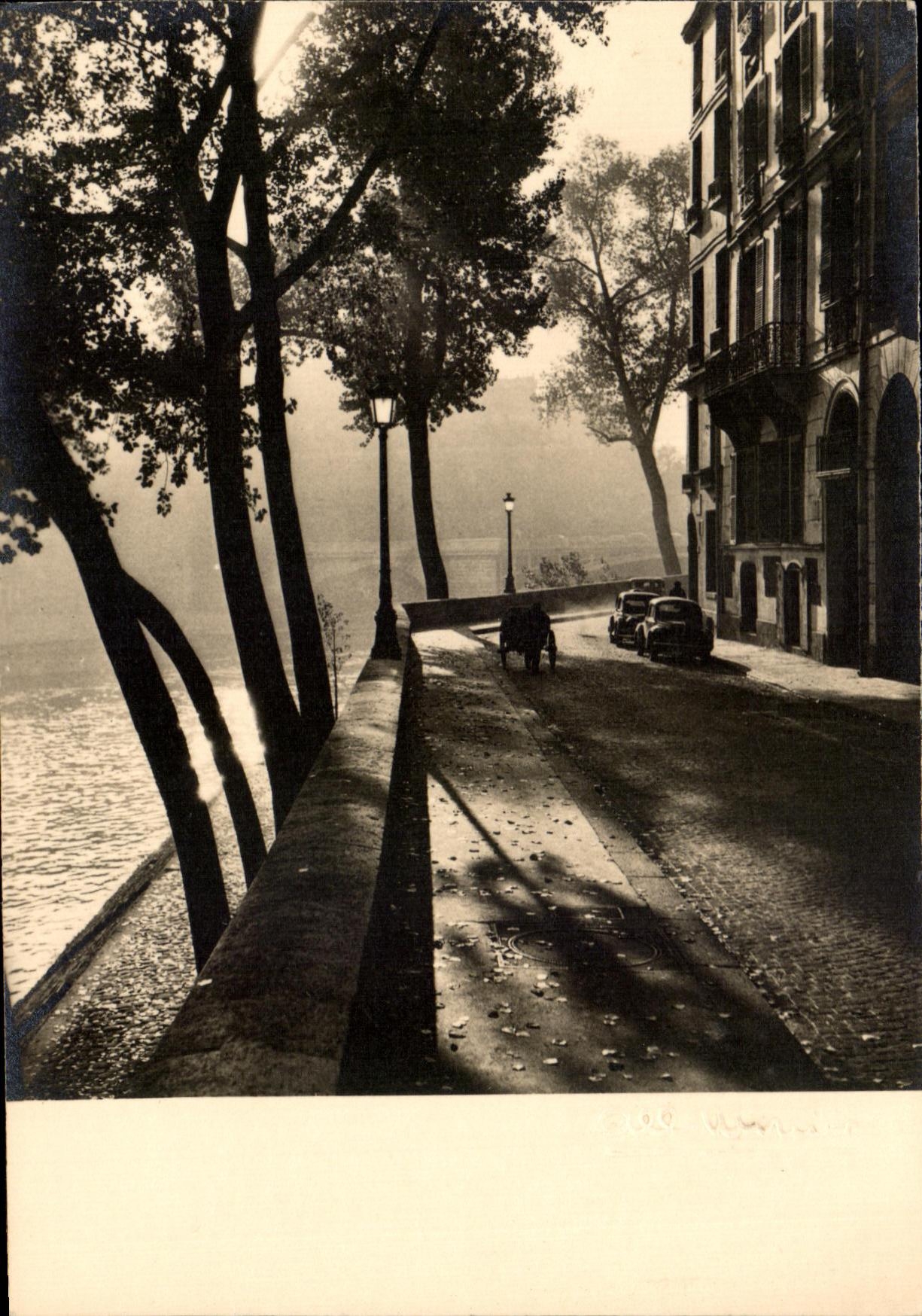 CPSM Paris Matin d'Automne Quai d'Anjou