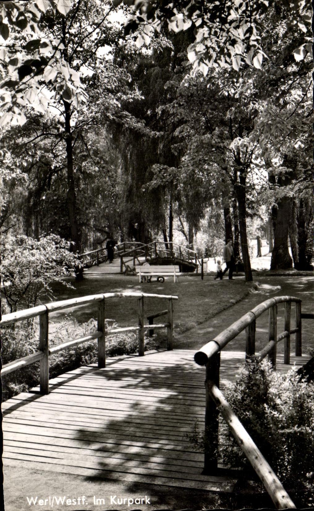 CPSM Werl Westf Im Kurpark
