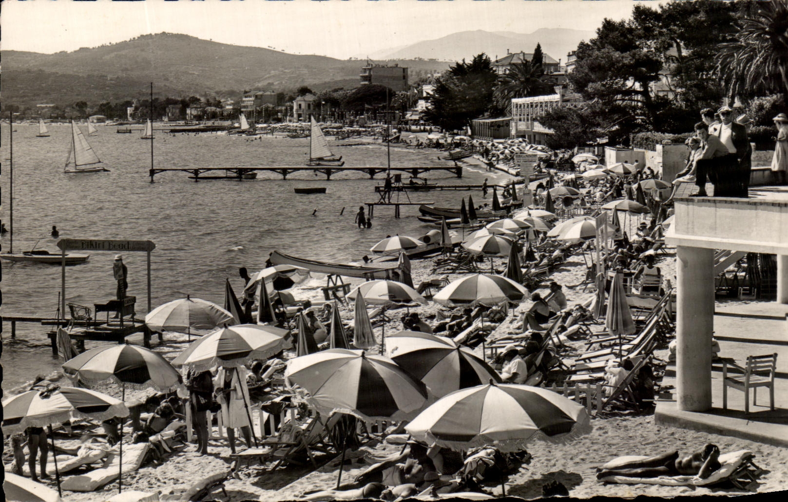 CPSM A Juan Les Plns La Plage