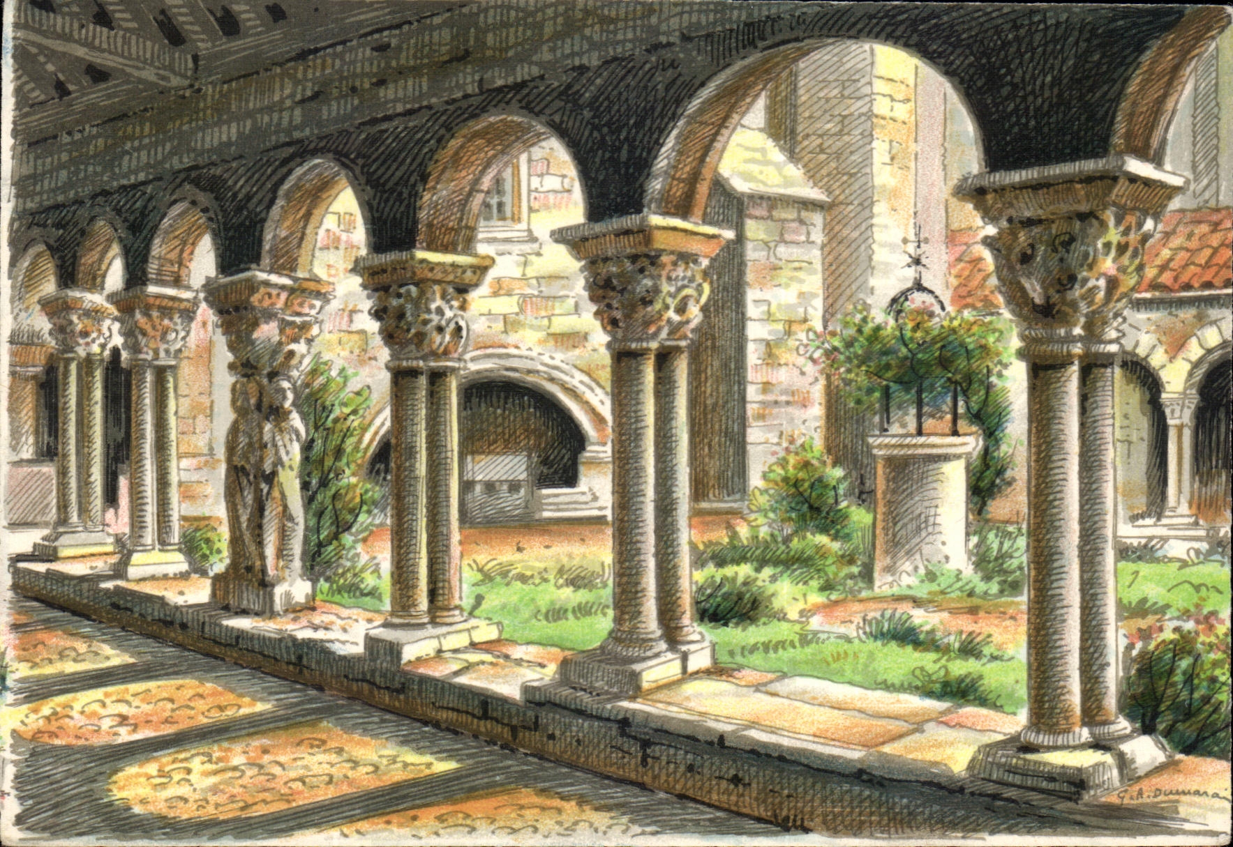 CPA St Beltran De Comminges el claustro de la catedral