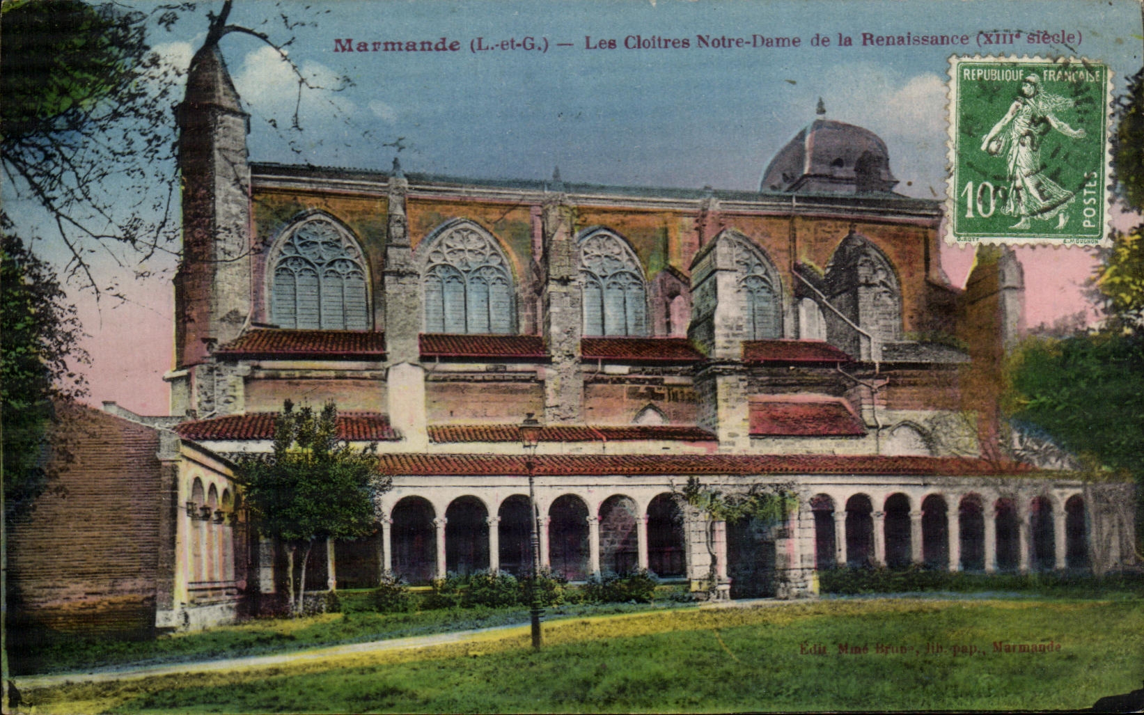 CPA Marmande Les Cloitres Notre Dame de La Renaissance
