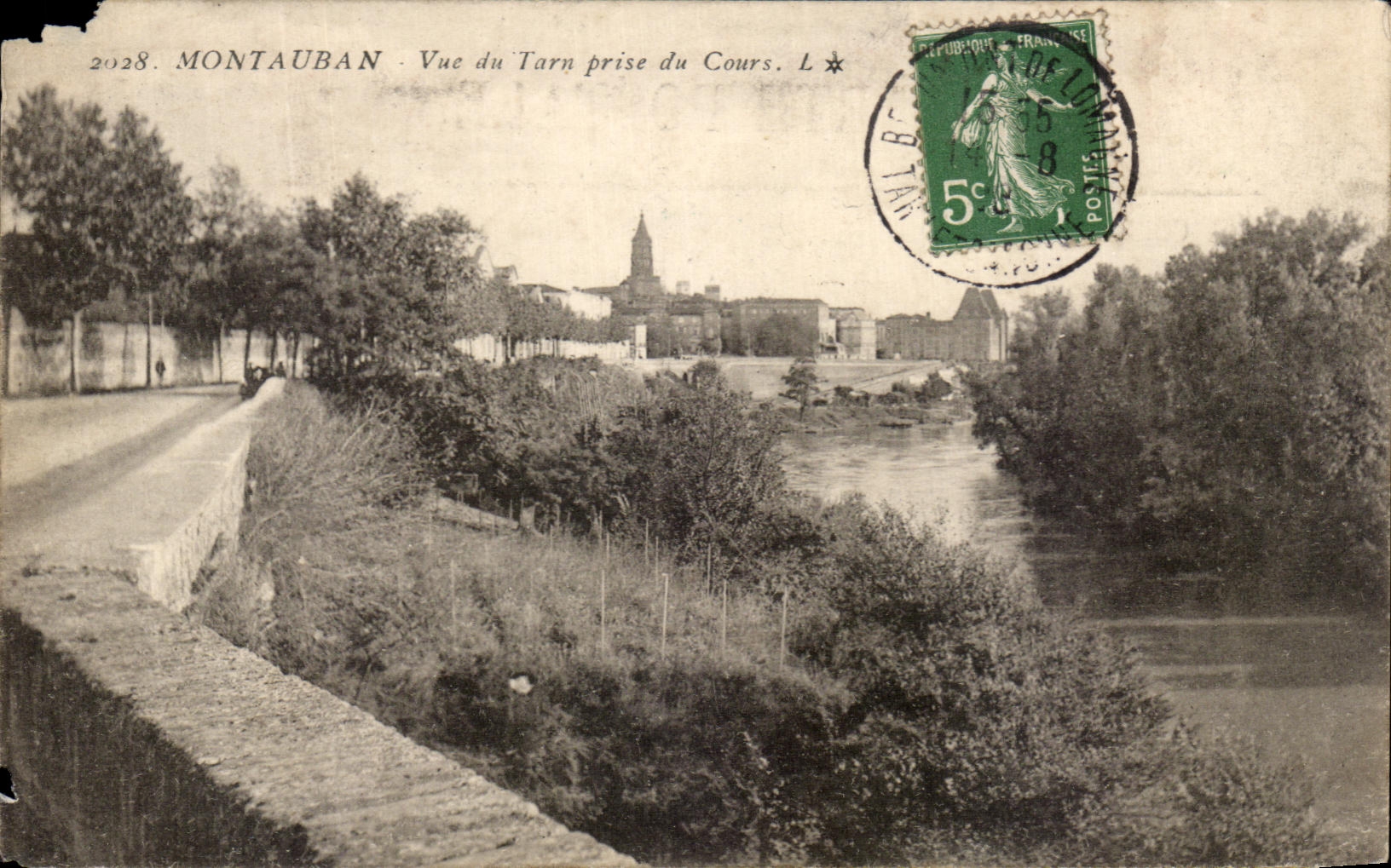 CPA Montauban Vue du Tarn prise du Cours