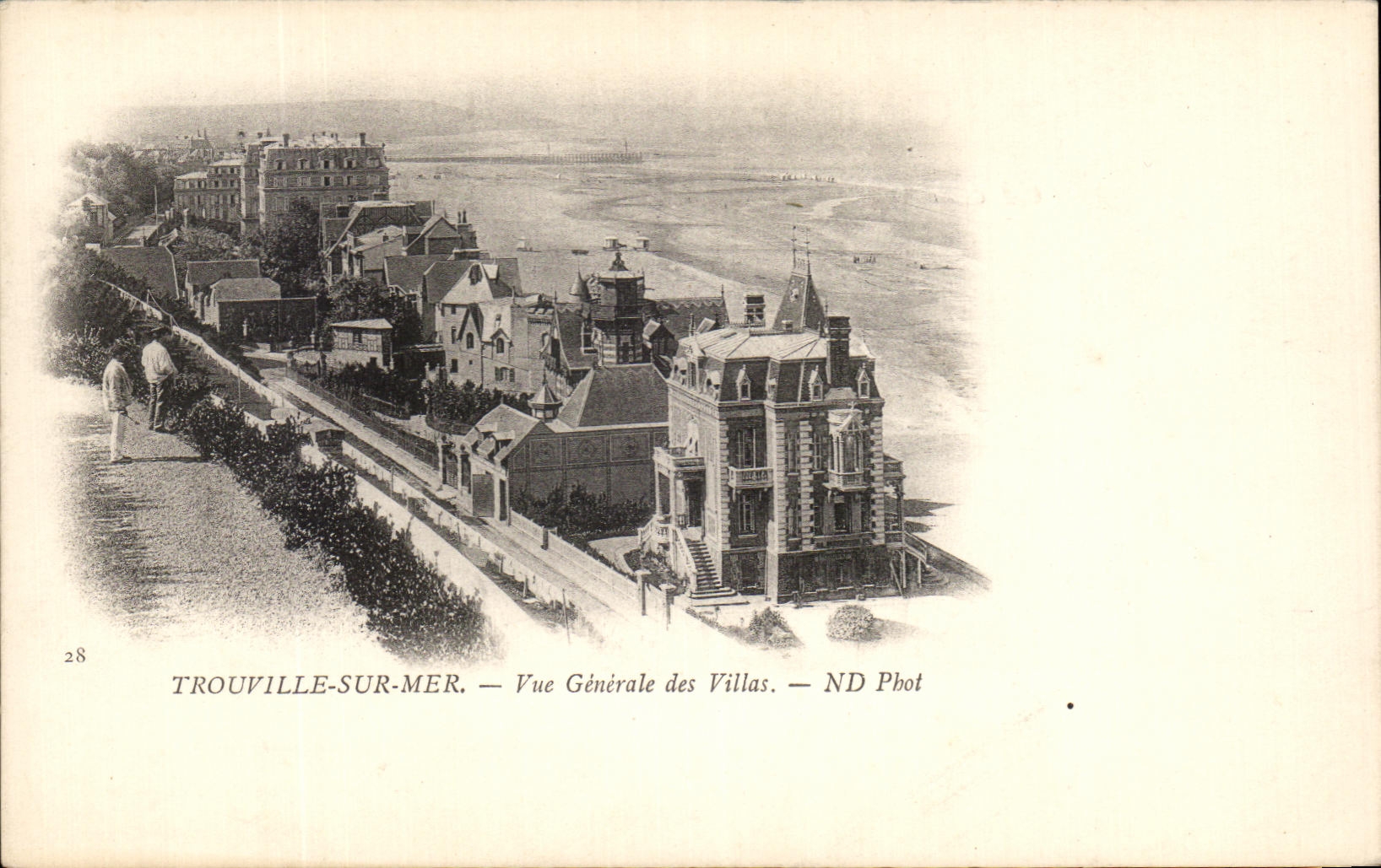 CPA Trouville On Sea View Of the Villas