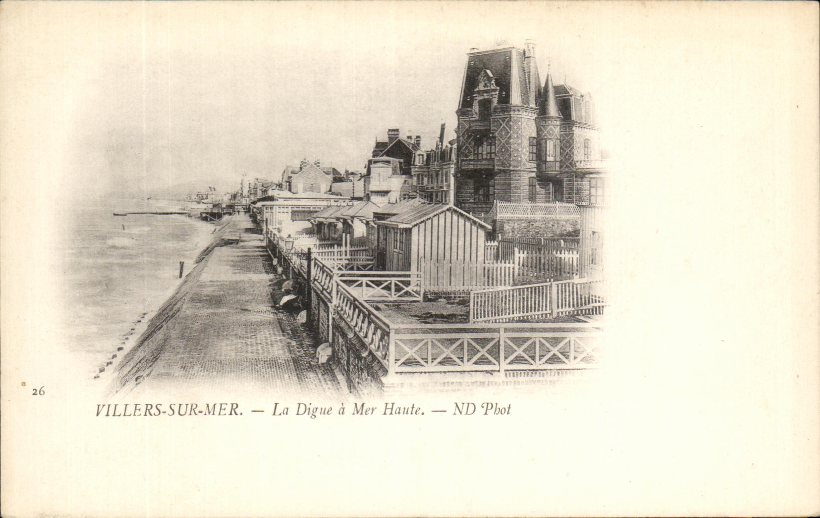 CPA Trouville On Mer La Digue has High Sea