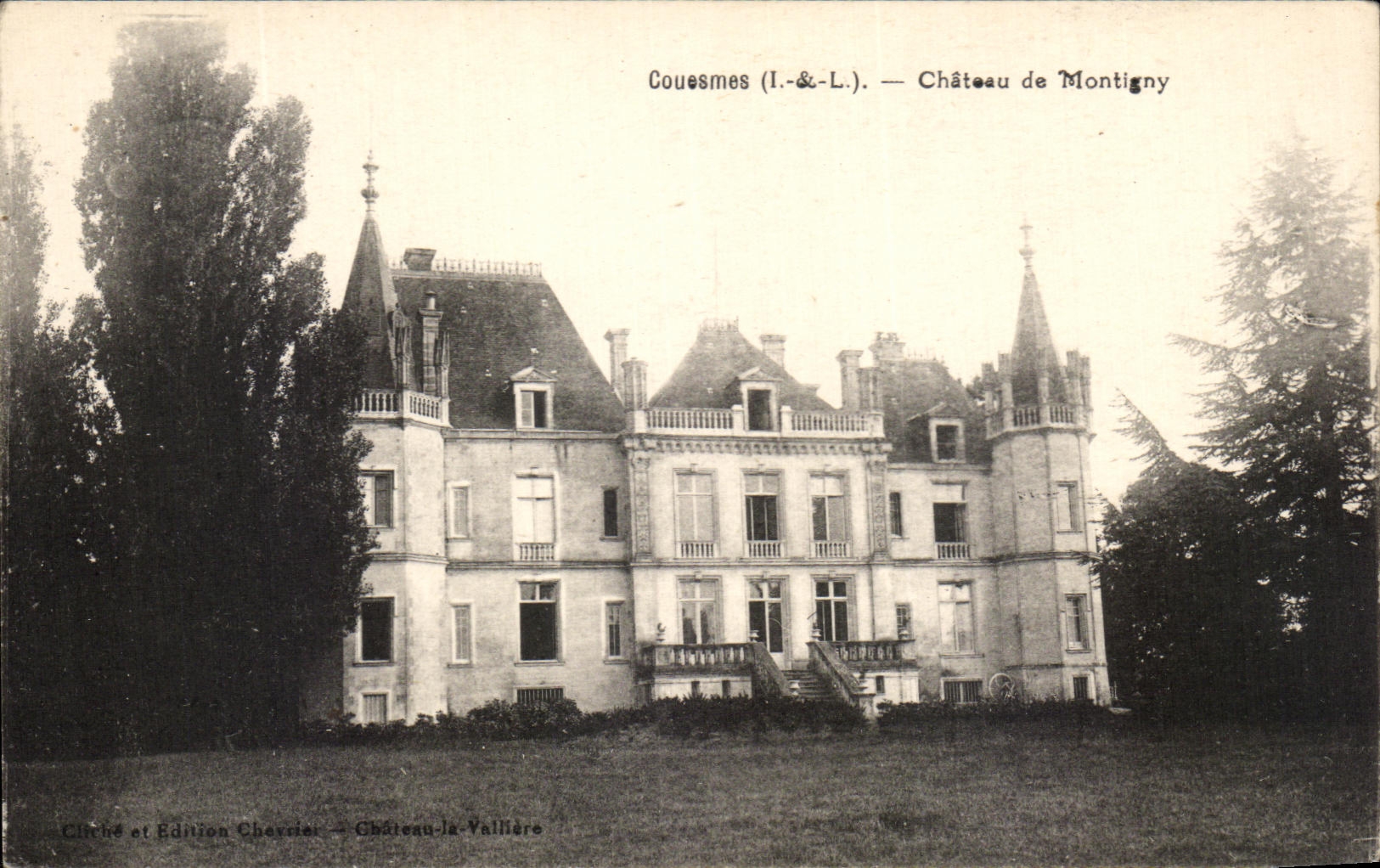 CPA Couesmes Chateau De Montigny