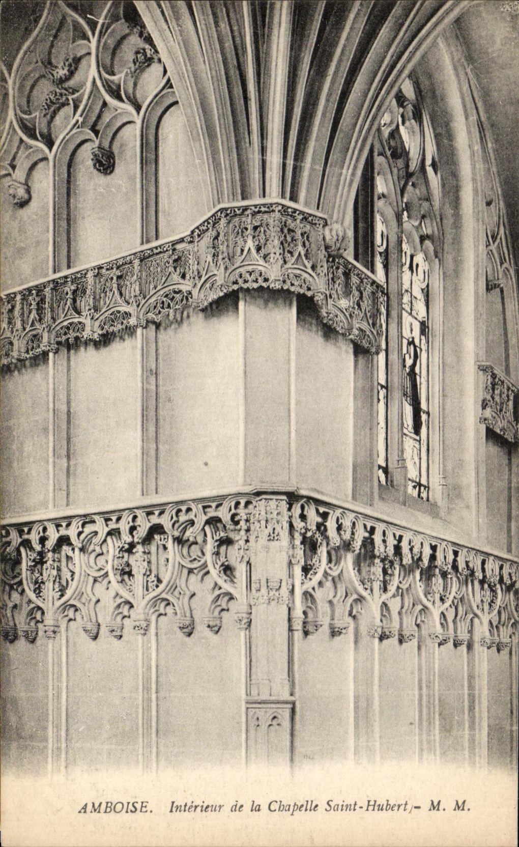 CPA Amboise interior de Vault Saint Huberto