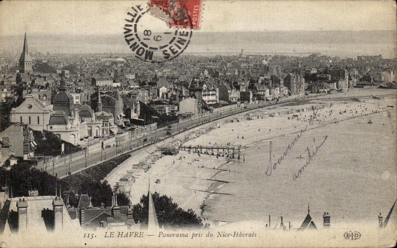 CPA Le Havre Panorama Pris du Nice Havrais